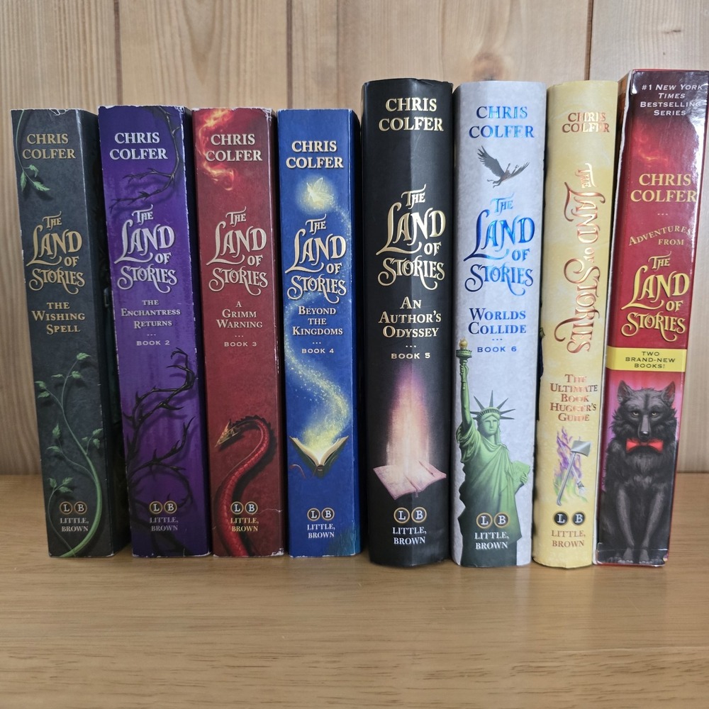 Chris Colfer Land of Stories Complete Series 1-6 + Companion Books Lot